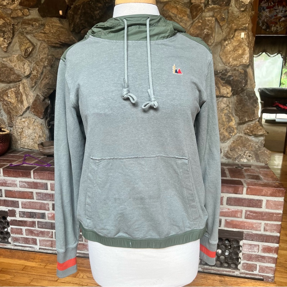REI Olive Green Drawstring Hoodie